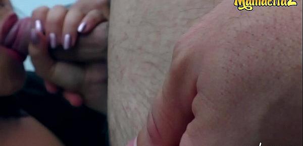  MAMACITAZ - Xiomara Soto - Hot BBW Latina Teen Closeup Action Sex With Escort Daddy